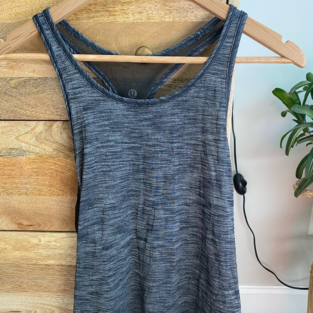 LULU LEMON GREY TANK TOP